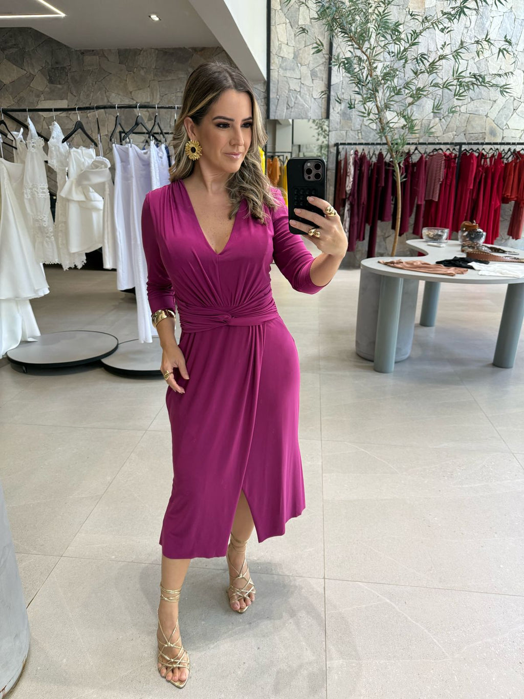 Vestido midi Virginia