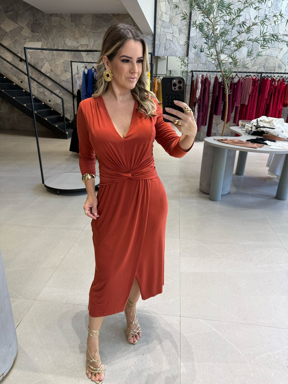 Vestido midi Virginia