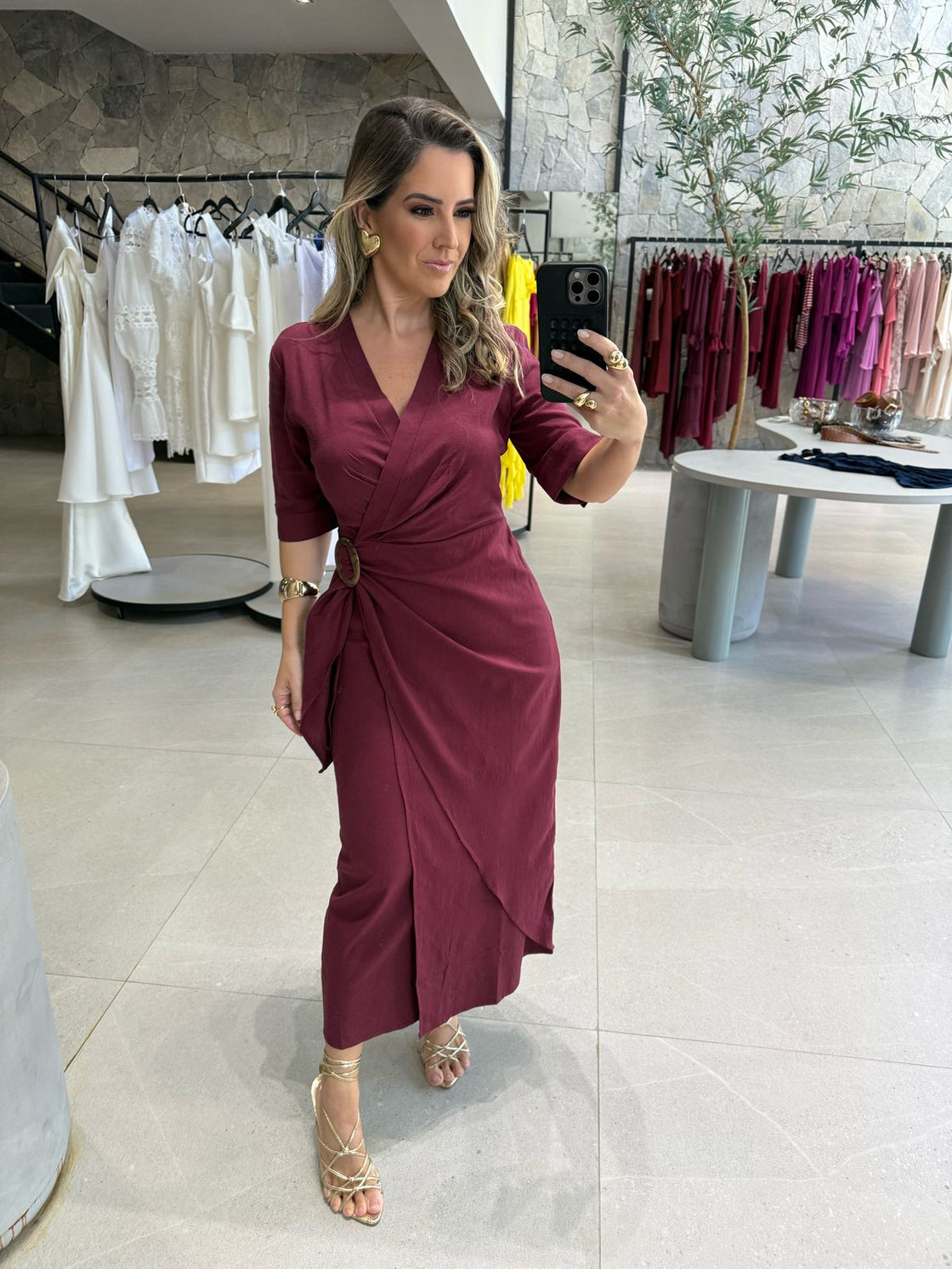 Vestido midi Laura