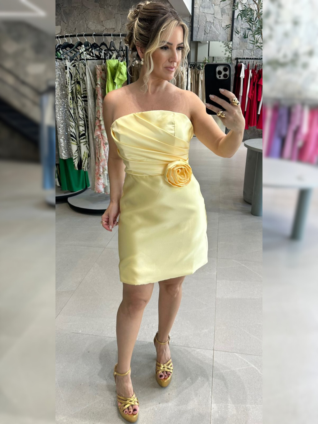 Vestido curto Liz