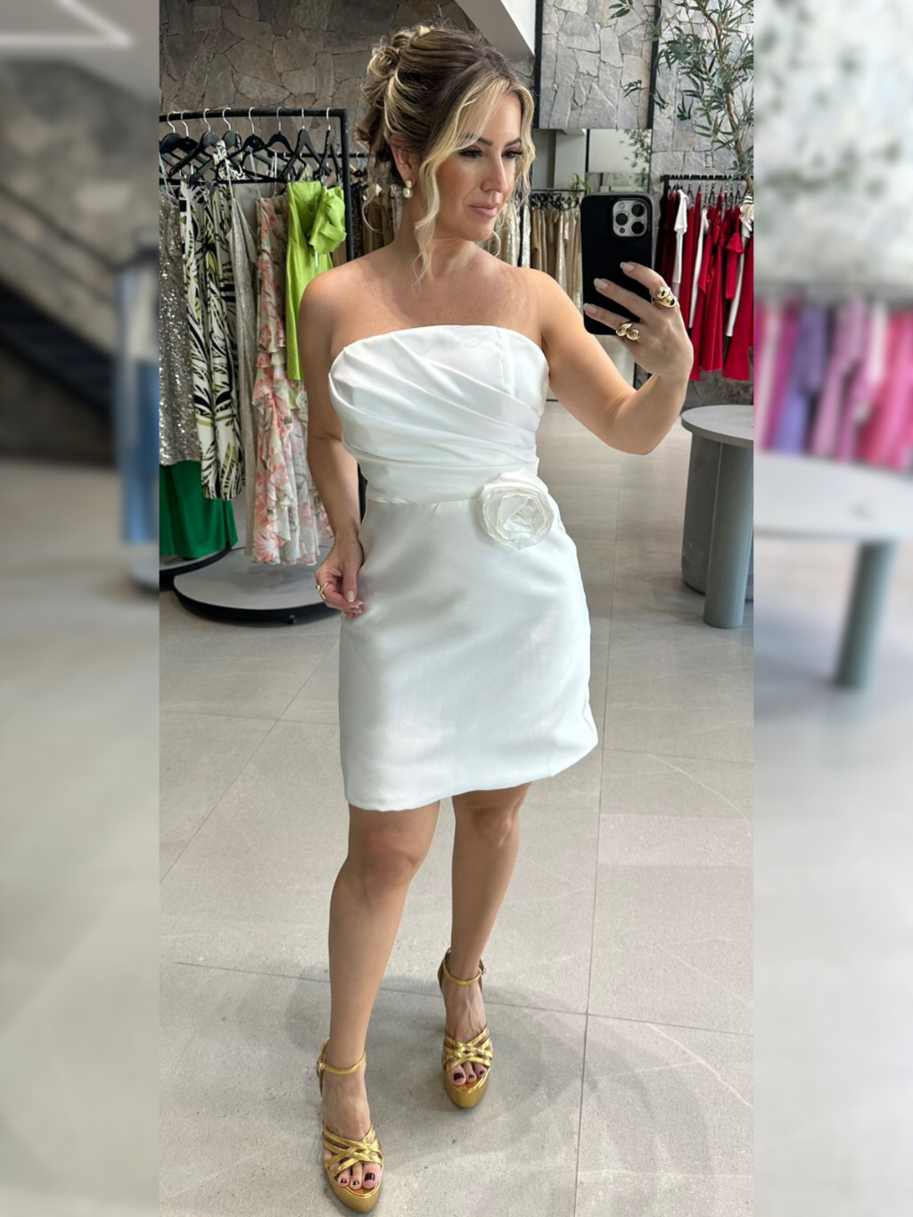 Vestido curto Liz