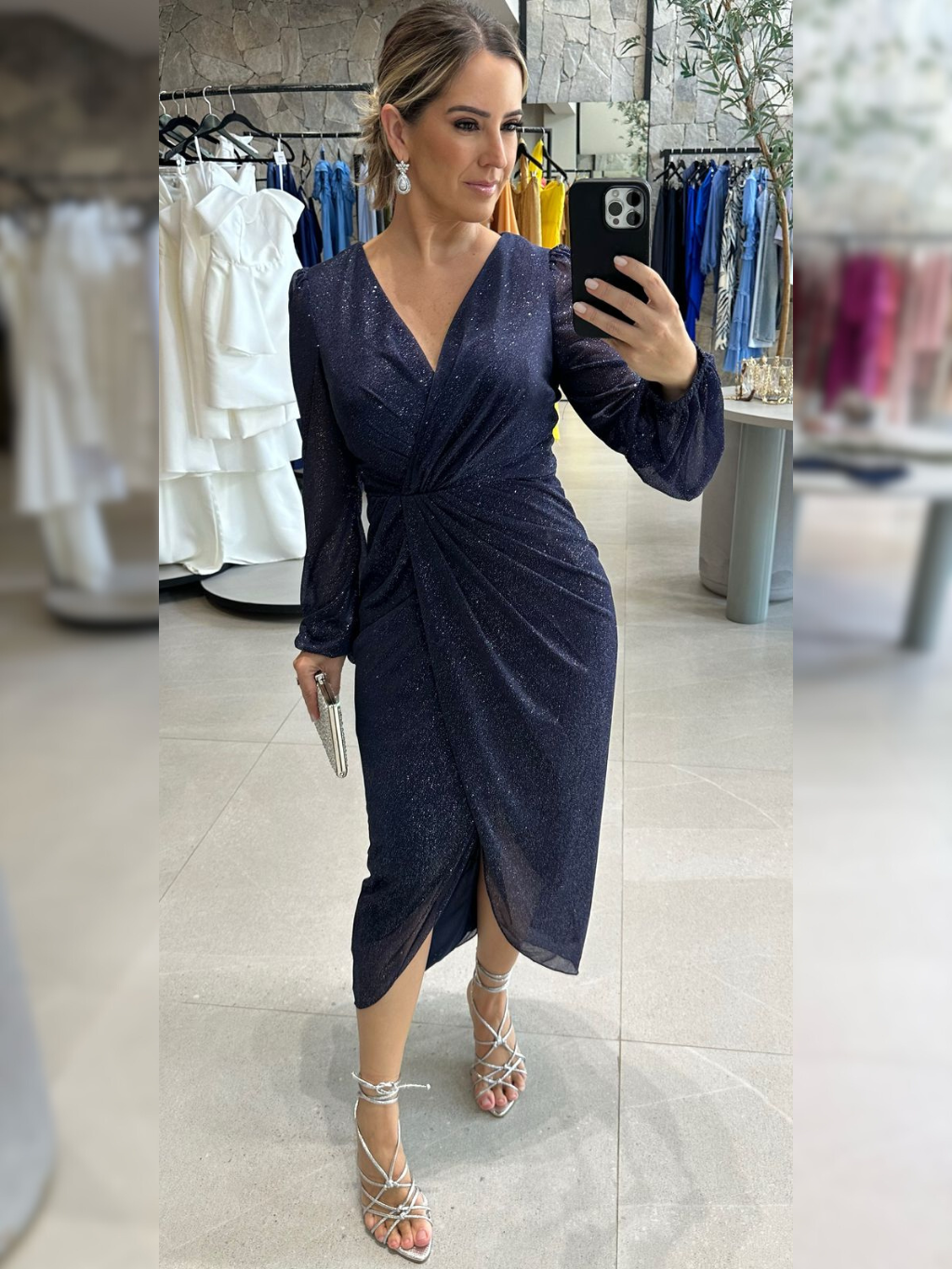 Vestido midi Ellie
