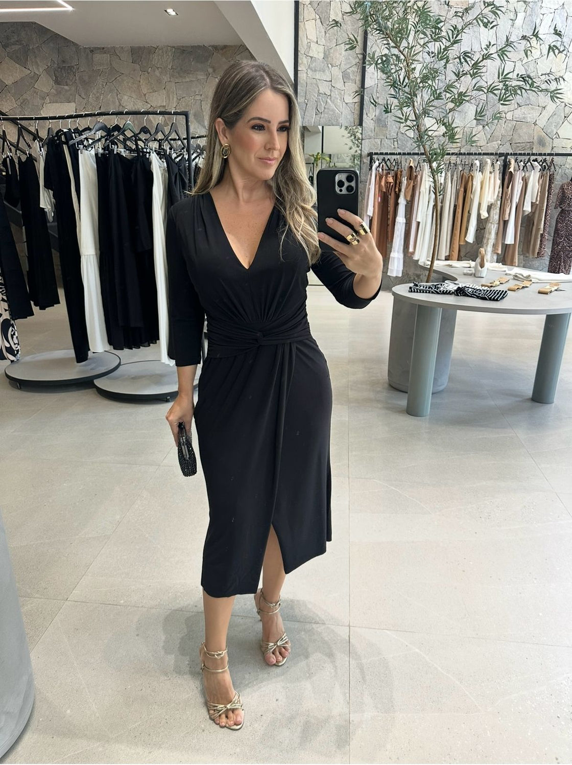 Vestido midi Virginia